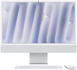 iMac24" Silver/M4-8C-CPU,8C-GPU/16GB/512GB SSD/NK-ID-Deutsch/MM2/1GB Ethernet