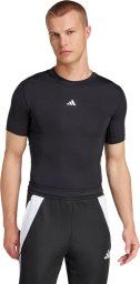 Adidas Koszulka męska adidas Techfit Short Sleeve Tee czarna JP4674 L