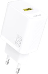Ładowarka sieciowa GaN 25W USB-A - biała Ładowarka sieciowa GaN 25W USB-A - biała
