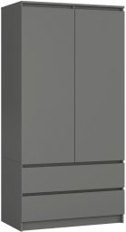 SZAFA S90 2D 2SZ CLP PK GRAFIT SZARY
