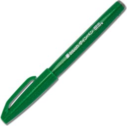 Pisak pędzelkowy Pentel Brush Sign Pen SES15C ziel