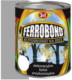 Farba olejno-ftalowa antykorozyjna 3w1Ferrobond 0,65l stalowy r7046