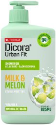DICORA Żel pod prysznic Mleko i Melon 825 ml