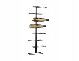 Metalowy stojak na wino FLOAT, 80,5 cm