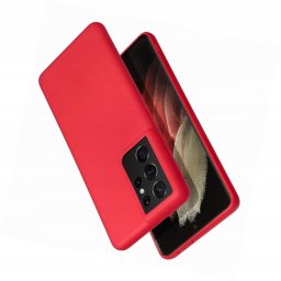 Futerał SOFT do SAMSUNG A56 5G czerwony
