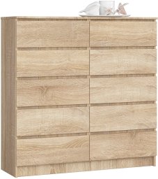 KOMODA K120 10SZ CLP PK DĄB SONOMA