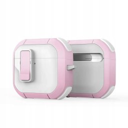 DUX DUCIS futerał PECP ochronny TPU+PC na AirPods 4 biało różowy