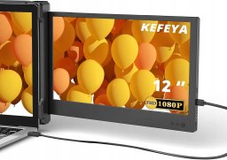 Przenośny ekran KEFEYA P1 monitor do laptopa 12"kompatybilny z 13-16,5''