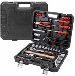 Zestaw narzędzi 1/2" i 1/4" 60el. (6-kątnych) (7-27mm)