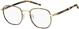 Ramki do okularów Męskie Tommy Hilfiger TH-1686-J5G Złoty 48 mm