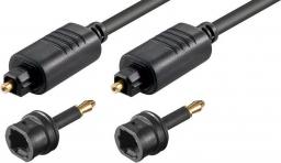 Kabel MicroConnect Toslink - Toslink 2m czarny (TT620BKAD)