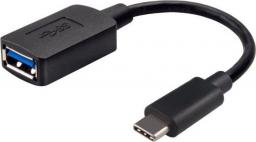 Kabel USB MicroConnect USB-C - USB-A Czarny (USB3.1CAF02BH)