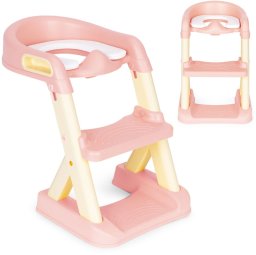 Nakładka na toaletę ze schodkami drabinką dla dzieci ECOTOYS