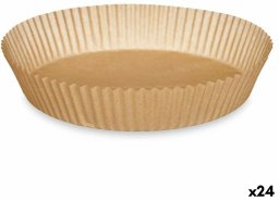 Papier do frytkownicy na powietrze 23,5 x 23,5 x 4 cm Set Okrągły 20 Części (24 Sztuk)