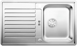 Zlewozmywak Blanco BLANCO CLASSIC Pro 45 S-IF stal polerowana odwracalny, korek auto., InFino