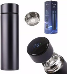 RoGer Thermo Mug Smart LED 500ml Black