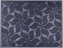 Wycieraczka gumowa KWIATY 55 x 41 cm