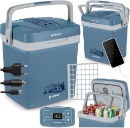 Lodówka turystyczna Berdsen Icemax 26 litry tryb ECO - niebieska