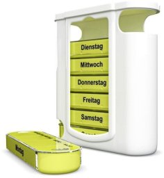 Sturm & Drang Weinberger Pillenbox-Wochendose coloriert