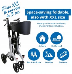 Weinberger Aluminium-Rollator XXL