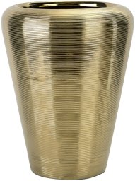 Wazon ceramiczny 34 cm w kolorze złota 441565