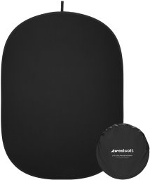 WESTCOTT Składane tło 2-in-1 Black &