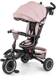 Milly Mally Rowerek Trójkołowy Stanley Rubber New Pink EDUKAMP