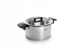 Pot WOLL Concept, steel, with lid, o 24 cm