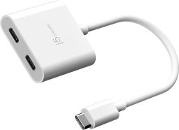 j5create JCA164 0,1 m USB Type-C Biały