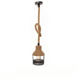 Lampa oprawa sznur jutowy konopny RC11