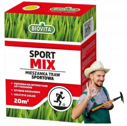 Mieszanka traw SportMix 0,5kg Gęsty i trwały trawnik odporny na uszkodzenia