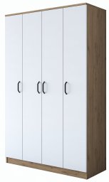 Spinta Kalune Design BA116 - 2247, balta/ruda