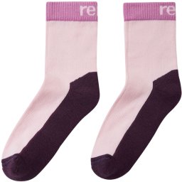 Reima vaikiškos termo kojinės VILLALLA, šviesiai rausvos-slyvos violetinės spalvos