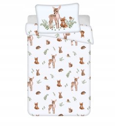 Jerry Fabrics vaikiškas patalynės komplektas Forest animals, 100x135, 2 dalių