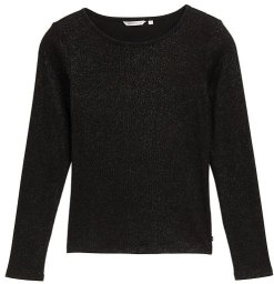 Tom Tailor Denim moteriška palaidinė, juoda sidabrinė