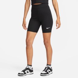 Nike moteriški treniruočių antblauzdžiai NSW NK CLSC HR 8IN, juodi