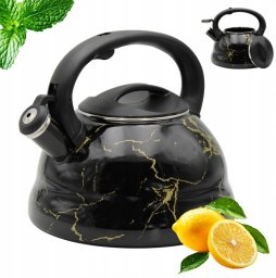 CZAJNIK EMALIOWANY 3.0L BRUNBESTE MARBLE GOLD BB-4553