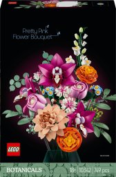 LEGO Botanicals Piękny bukiet różowych kwiatów 3 szt. (10342)