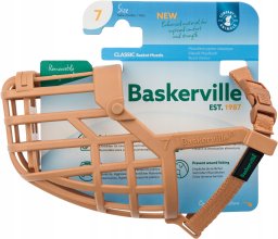 BASKERVILLE KAGANIEC CLASSIC 7 BEŻOWY     dł. 7cm obwód 30cm