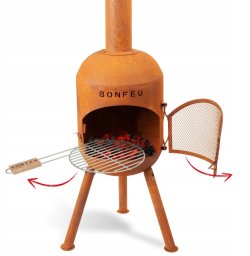 BONFEU KOMINEK OGRODOWY BONSOLO RDZAWY