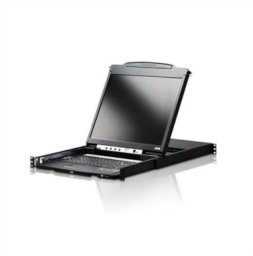 Konsola KVM Aten Konsola KVM ATEN CL5800N, wyświetlacz LCD 48 cm, VGA, PS/2-USB, port peryferyjny, układ CH