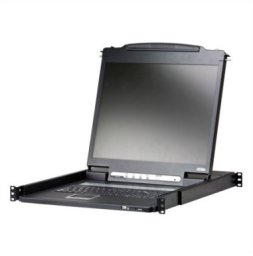 Konsola KVM Aten Konsola KVM ATEN CL3000N, 48 cm LCD, VGA, PS/2-USB, port USB, wyświetlacz LED HG, układ US