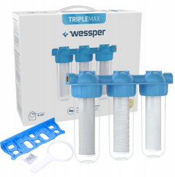  Wessper 3-stopniowy system filtracji wstępnej 3/4″ (WES6011)