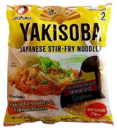 Sos yakisoba japoński z makaronem do stir fry zestaw dla dwóch osób otafuku 370g