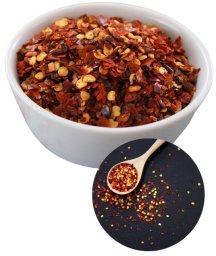Papryka chilli ostre grys przyprawa suszone kruszone kawałki płatki 150g