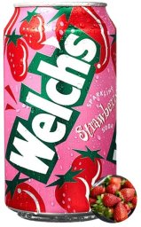 Welch's napój koreański Nongshim truskawkowy gazowany soda strawberry owocowa w puszka 355ml