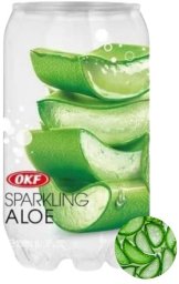 Napój koreański okf aloesowy gazowany soda musująca sparkling puszka 350ml