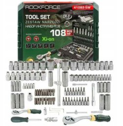 Zestaw narzędzi 108el. 1/4" 1/2" Xi-on Cr-V (6-kątnych) (4-32mm)