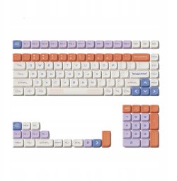 Nuphy - Space Engineer nSA Dye-sub PBT Keycaps - Nasadki do klawiatury mechanicznej Bright