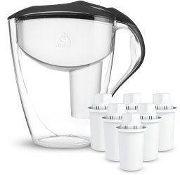 Dzbanek Dafi ASTRA grafitowy 3l +6 wkładów Classic